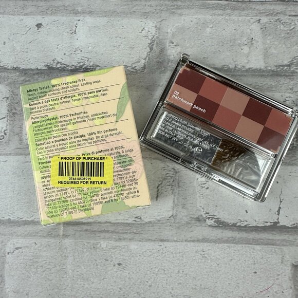 CLINIQUE Blushing Blush Powder Blush 02 PATCHWORK PEACH .21 oz New In Box - Picture 4 of 4